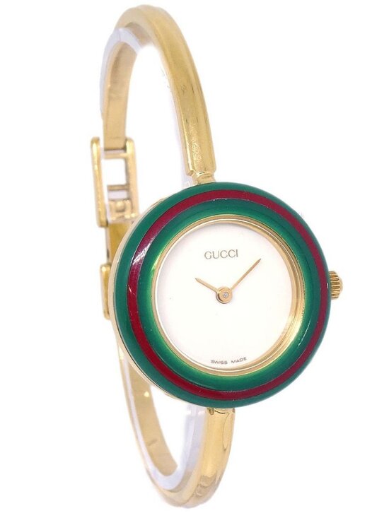 Gucci 11/12.2 Change Bezel Chameleon Quartz Watch SS 178209